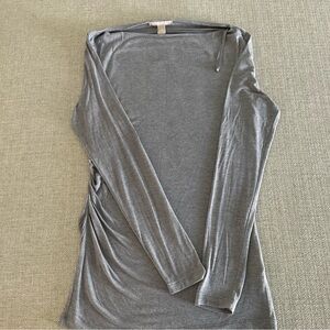 Banana Republic Grey Long Sleeve Top, Size medium